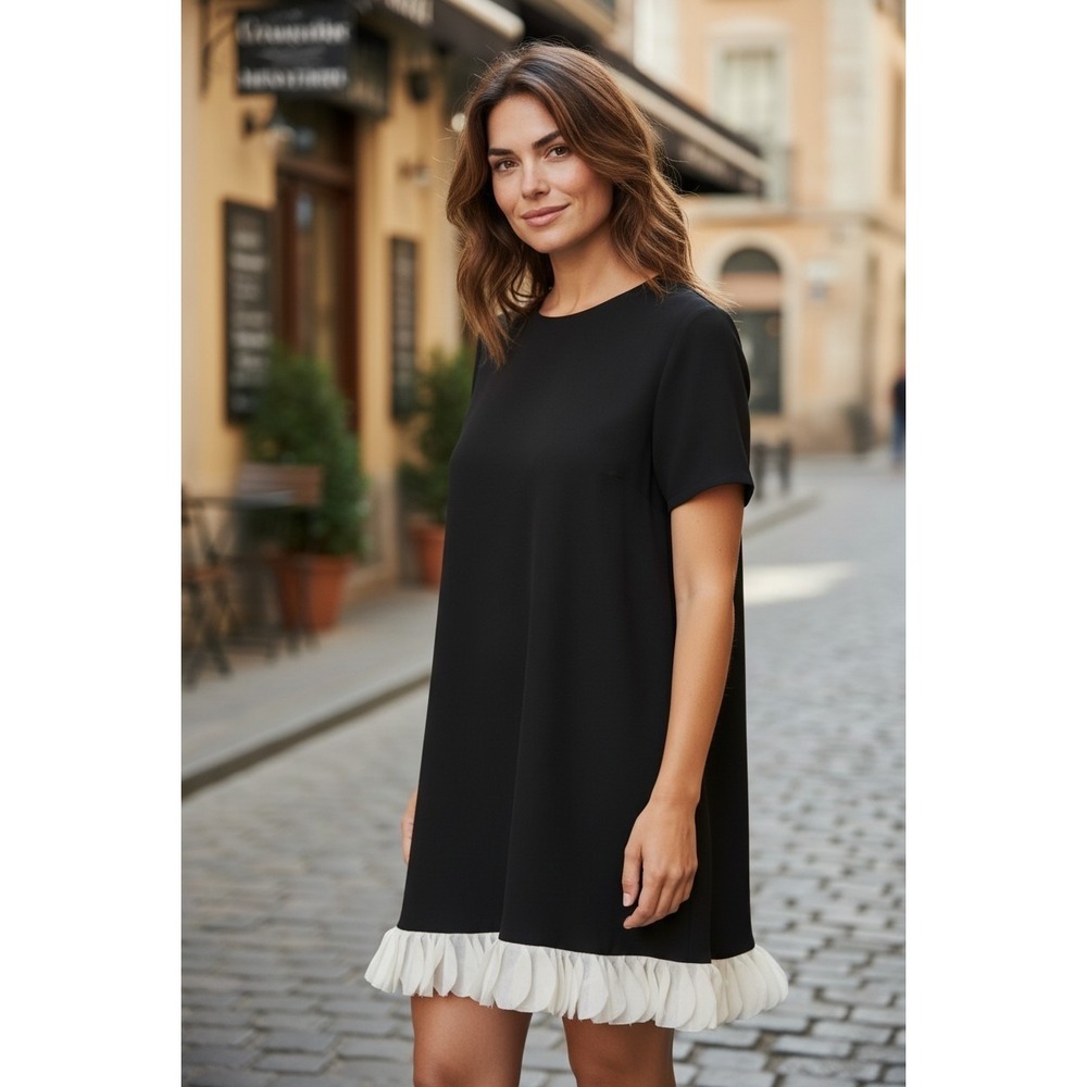 Weiyang Grace Womens black‎ dress Size 8